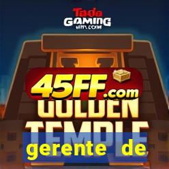 gerente de plataforma slots whatsapp